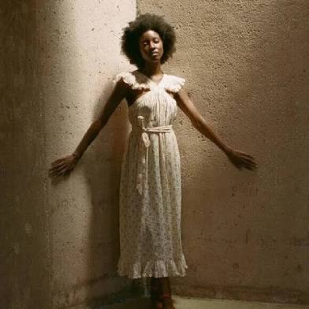 Doen Nisha dress in Alabaster Countryside Calico